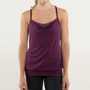 Lululemon C.Y.B Tank in Plum / Wee Are From Space September Plum Activewear